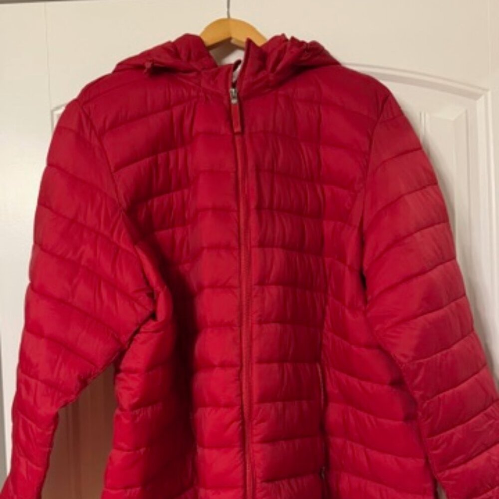 Red Puffer Coat